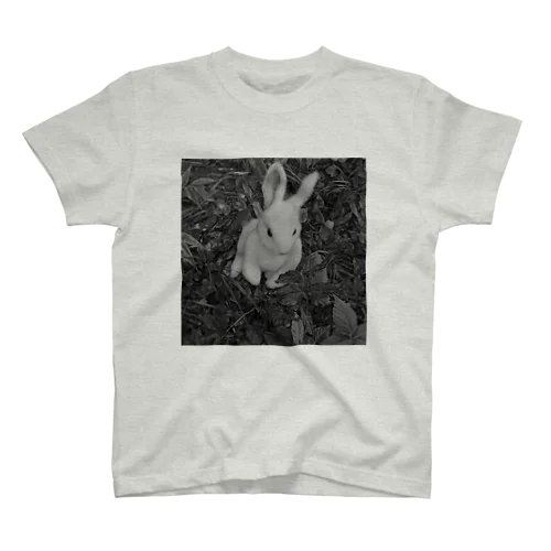 ウサギ（モノクロ） Regular Fit T-Shirt