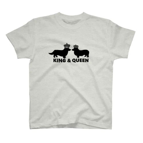 KING ＆ QUEEN （コーギー） Regular Fit T-Shirt