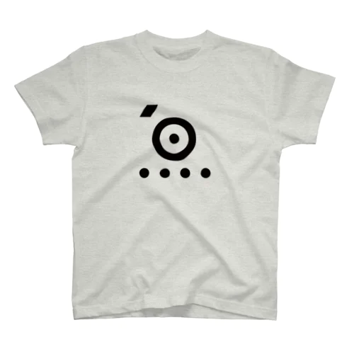 魚T（黒） Regular Fit T-Shirt