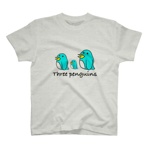 Three penguins スタンダードTシャツ