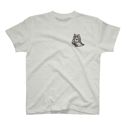 ねこ（文字無し）完成型　 Regular Fit T-Shirt