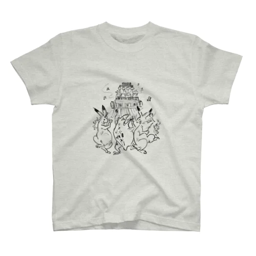 鳥獣戯画オリジナル002－お祭り Regular Fit T-Shirt