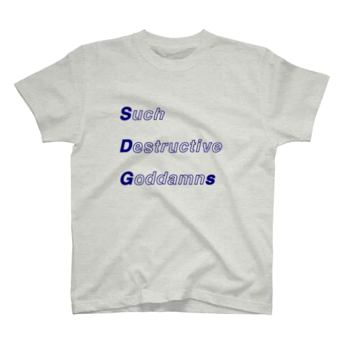 SDGs（裏／Ver.K） スタンダードTシャツ