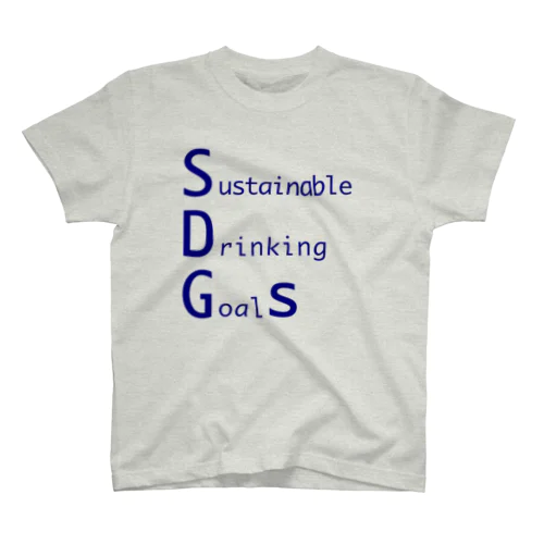 SDGs（アルコール／Ver.K） スタンダードTシャツ