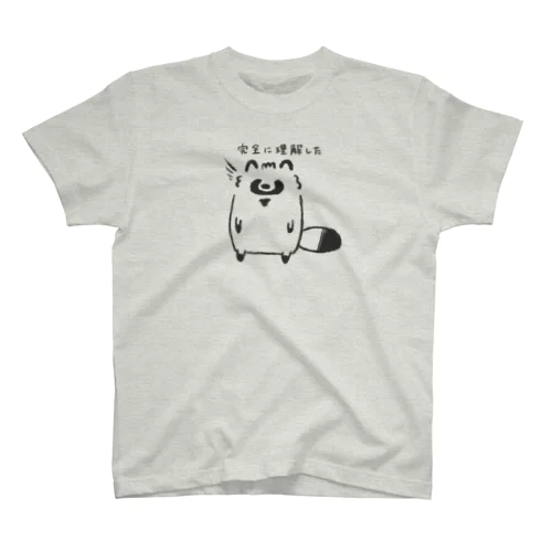 完全に理解したたぬき スタンダードTシャツ