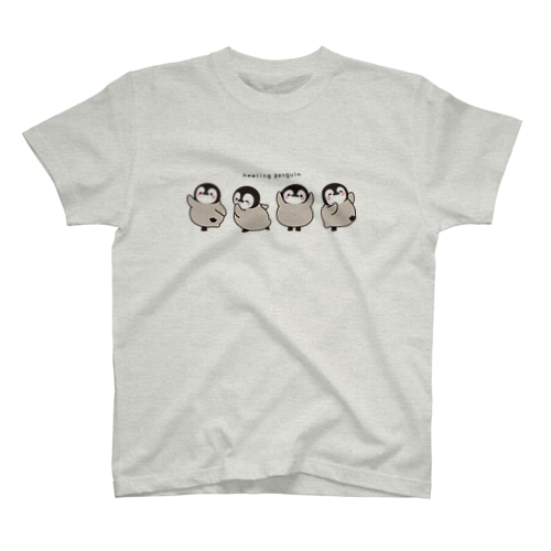 ほのぼの子ペンギン　うきうきver. Regular Fit T-Shirt