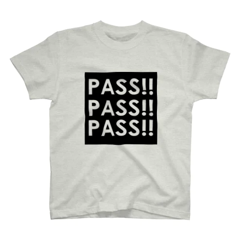 PASS!! mono square Regular Fit T-Shirt