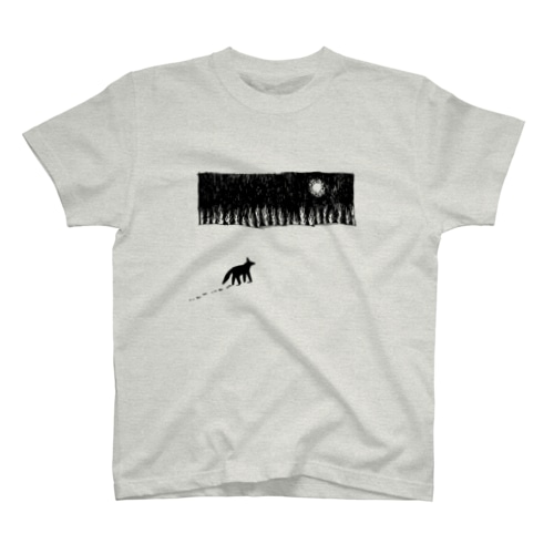 雪原の犬 Regular Fit T-Shirt