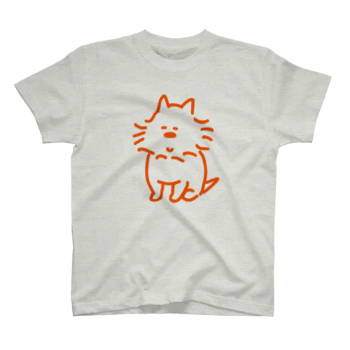 寝ぐせるびちゃんオレンジ Regular Fit T-Shirt