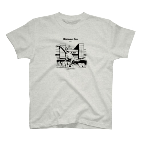 0417「恐竜の日」英語版 Regular Fit T-Shirt