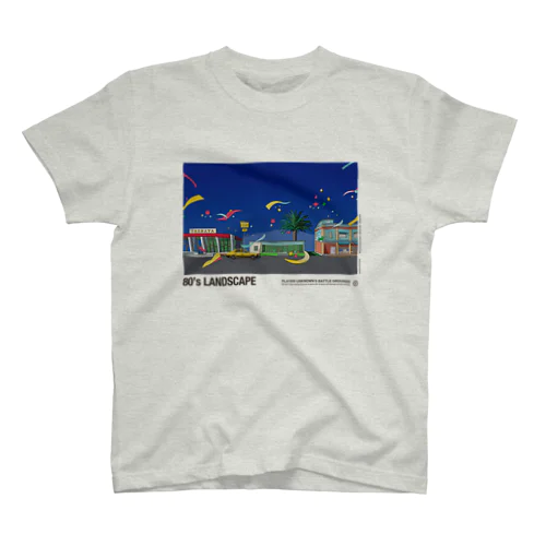 80sLANDSCAPE_B Regular Fit T-Shirt