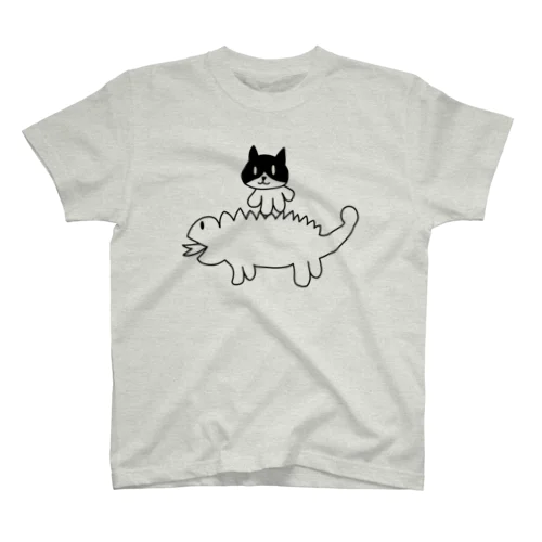 長女のアンキロくんとネコ Regular Fit T-Shirt