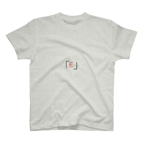 「E」‐レッドVer. スタンダードTシャツ