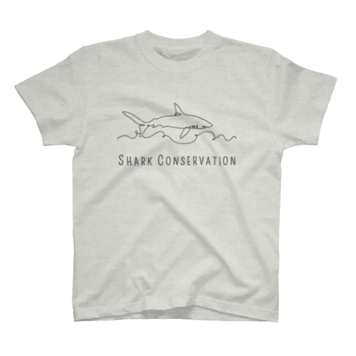 サメTシャツ（Shark conservation shirt） Regular Fit T-Shirt