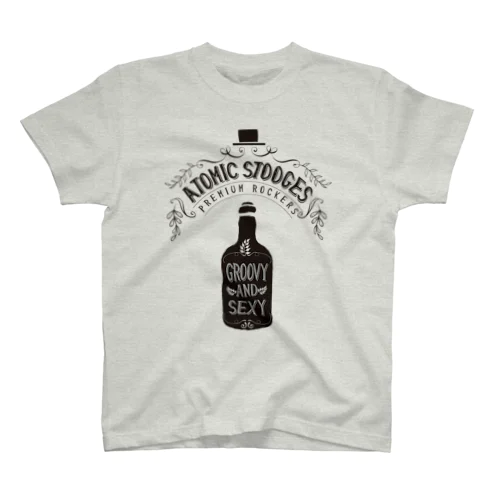 Atomic stooges bottle design 【復刻版】 Regular Fit T-Shirt