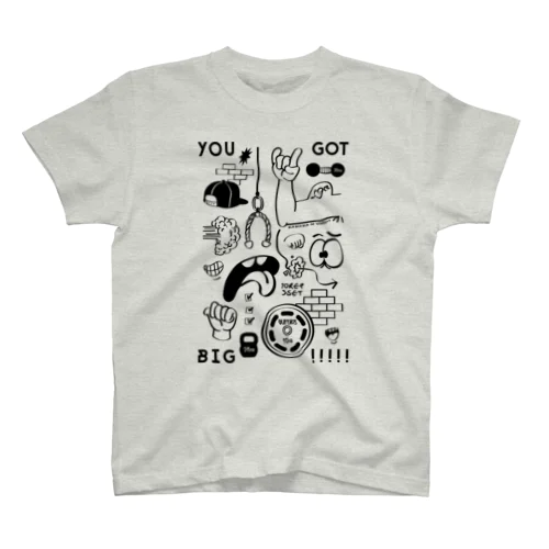 BLA BLA BLA GO WORKOUT TS004 スタンダードTシャツ