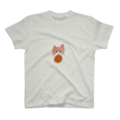 あんぱんを咥えた猫 Regular Fit T-Shirt