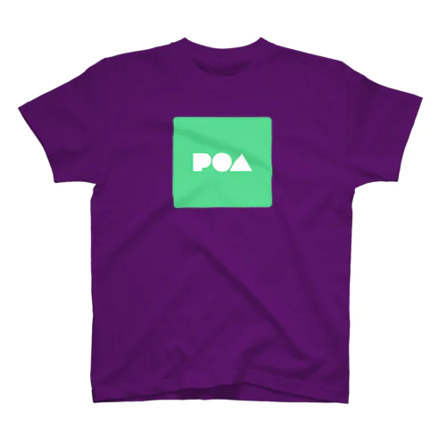 POA握力Tシャツpurple スタンダードTシャツ