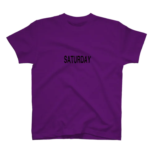 Tシャツ『SATURDAY』（全9色） Regular Fit T-Shirt