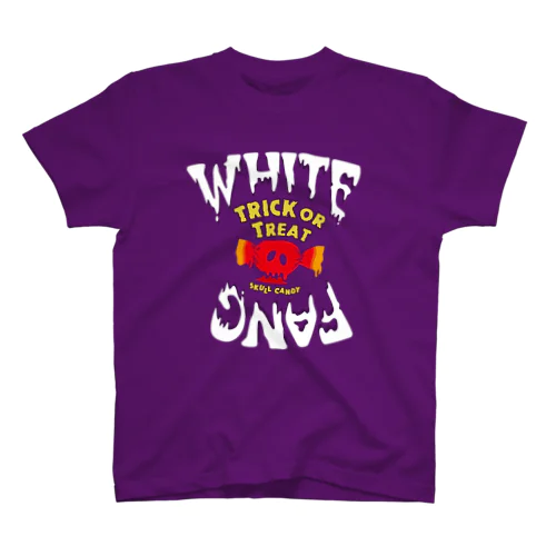 WHITE FANG 🐗／SKULL CANDY ☠️🍬 Regular Fit T-Shirt