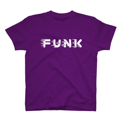 とろけていくFUNK。 白 Regular Fit T-Shirt