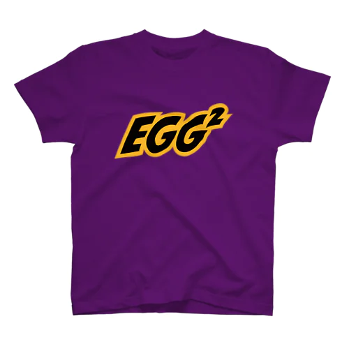 "Purple" EGG² Logo T-shirts Regular Fit T-Shirt