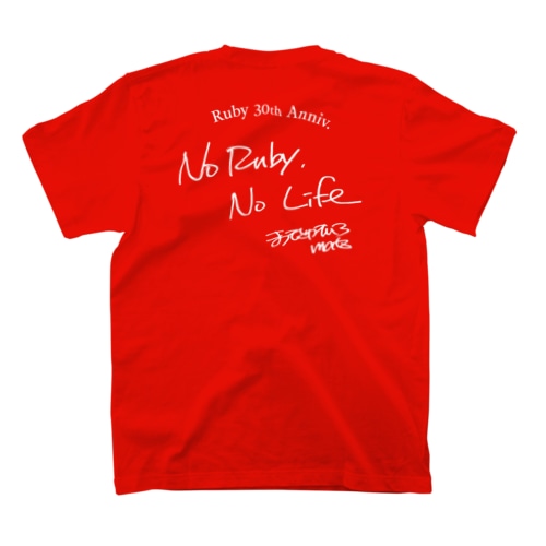 Ruby30th T-shirts（背中にサイン） Regular Fit T-Shirt