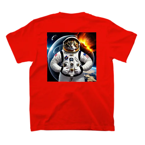 space neko cat3 Regular Fit T-Shirt