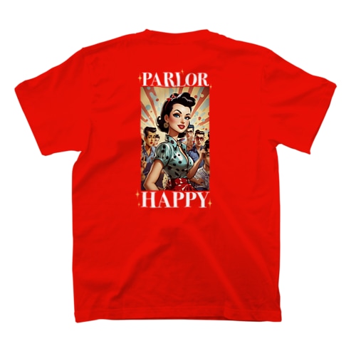 ハッピーTシャツ（文字白パターン） Regular Fit T-Shirt