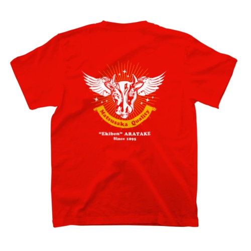 ［両面］Matsusaka Quality "Red"【株式会社新竹商店ライセンス品】 Regular Fit T-Shirt