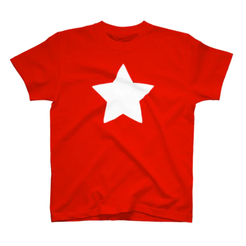 STAR（星）白 Regular Fit T-Shirt