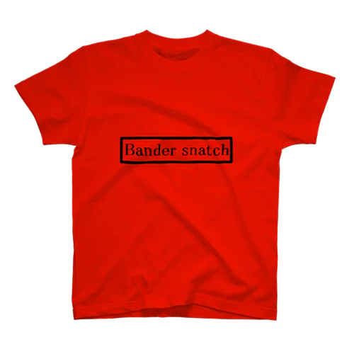 ばんすなロゴ（アルファベット）赤用 スタンダードTシャツ
