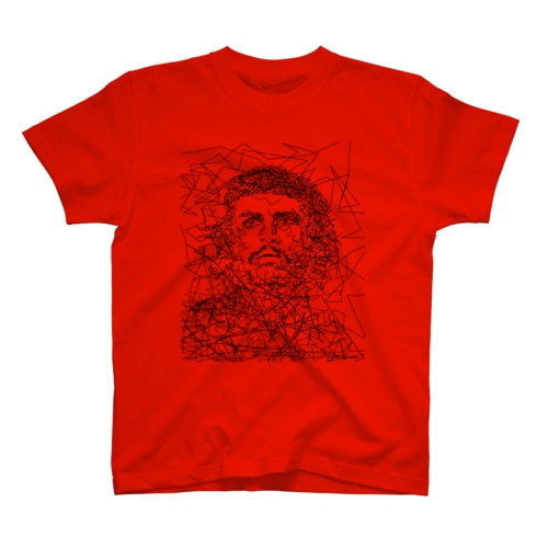 折れ線のゲバラ Regular Fit T-Shirt