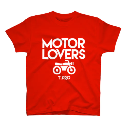 Motor Lovers red Regular Fit T-Shirt