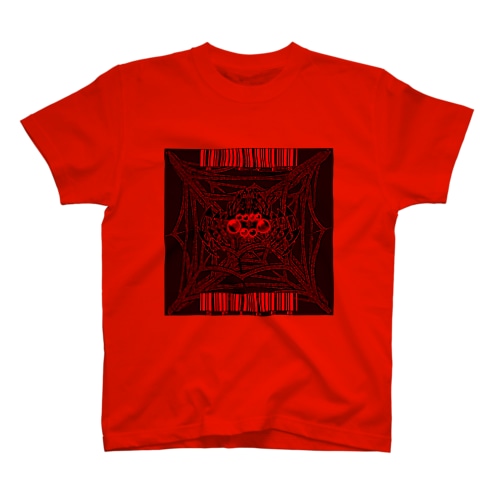 8-EYES SPIDER RED Regular Fit T-Shirt