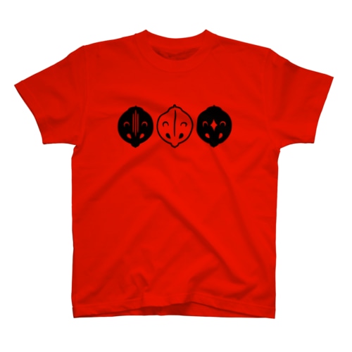 『ハムスター紋柄三匹』 Regular Fit T-Shirt