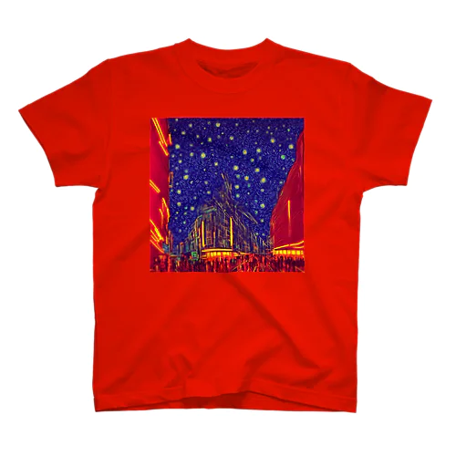 city of red buildings Regular Fit T-Shirt