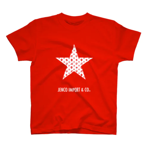 JENCO STAR -RED スタンダードTシャツ