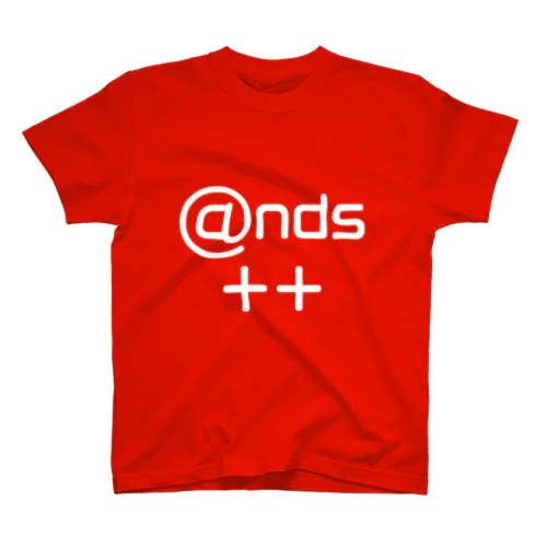 ands++（白文字） Regular Fit T-Shirt