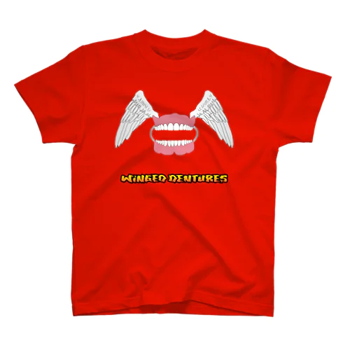 WINGED DENTURESバンドT スタンダードTシャツ