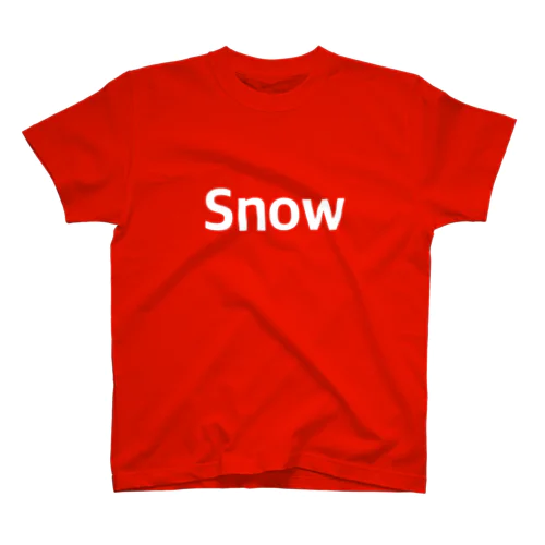 雪だったりSnowだったり スタンダードTシャツ
