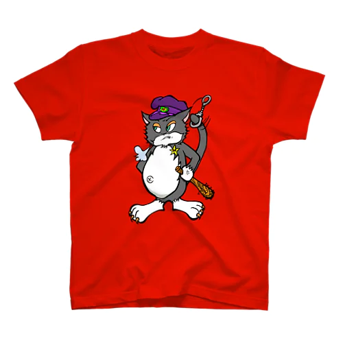 POLICE CAT(=‘ｘ‘=) Regular Fit T-Shirt