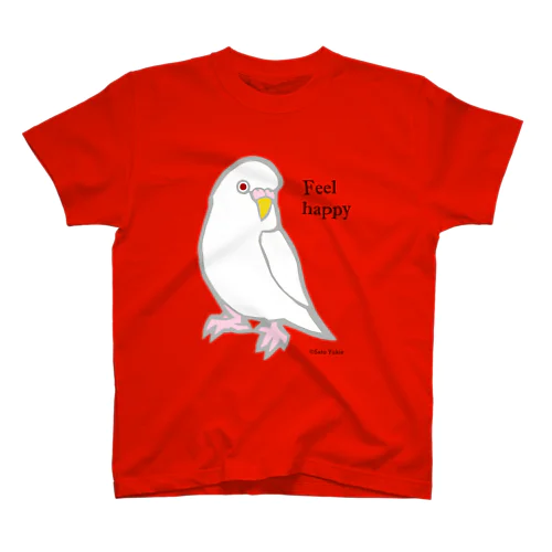 ハッピーインコ・セキセイアルビノ Regular Fit T-Shirt