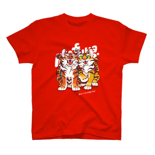 TIGER BROS(red) Regular Fit T-Shirt