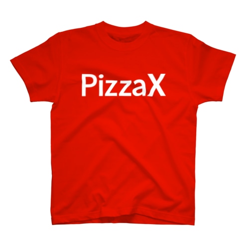 PizzaX - white logo Regular Fit T-Shirt