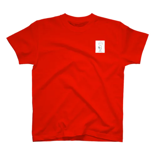 サッカーボールと少年(x) Regular Fit T-Shirt