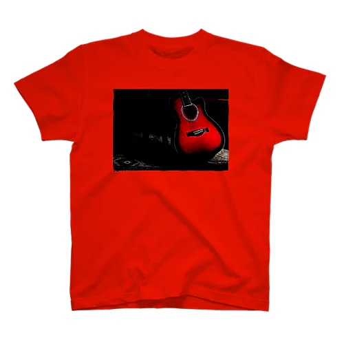 赤いギター スタンダードTシャツ