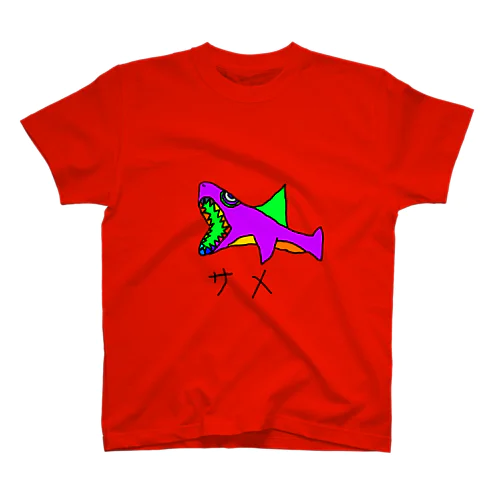 サメの絵 Regular Fit T-Shirt
