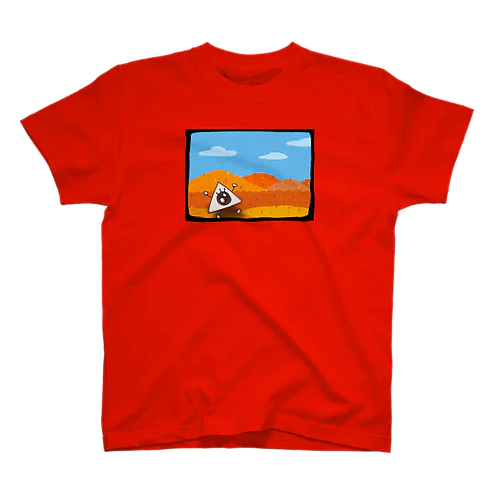 まぽつーくんの紅葉狩り Regular Fit T-Shirt