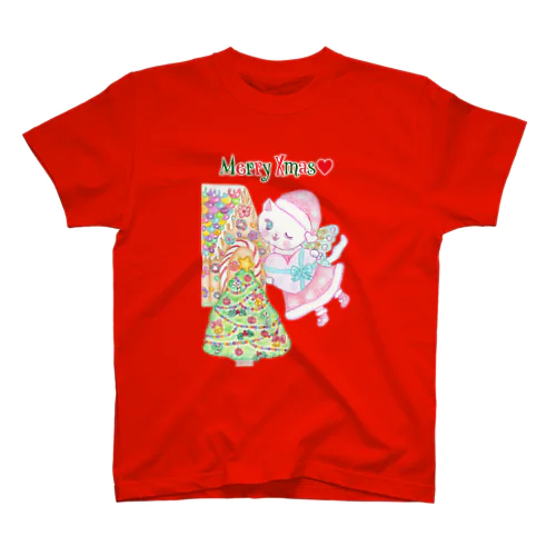 ニャンタクロースの愛の魔法のプレゼント🎄 Regular Fit T-Shirt